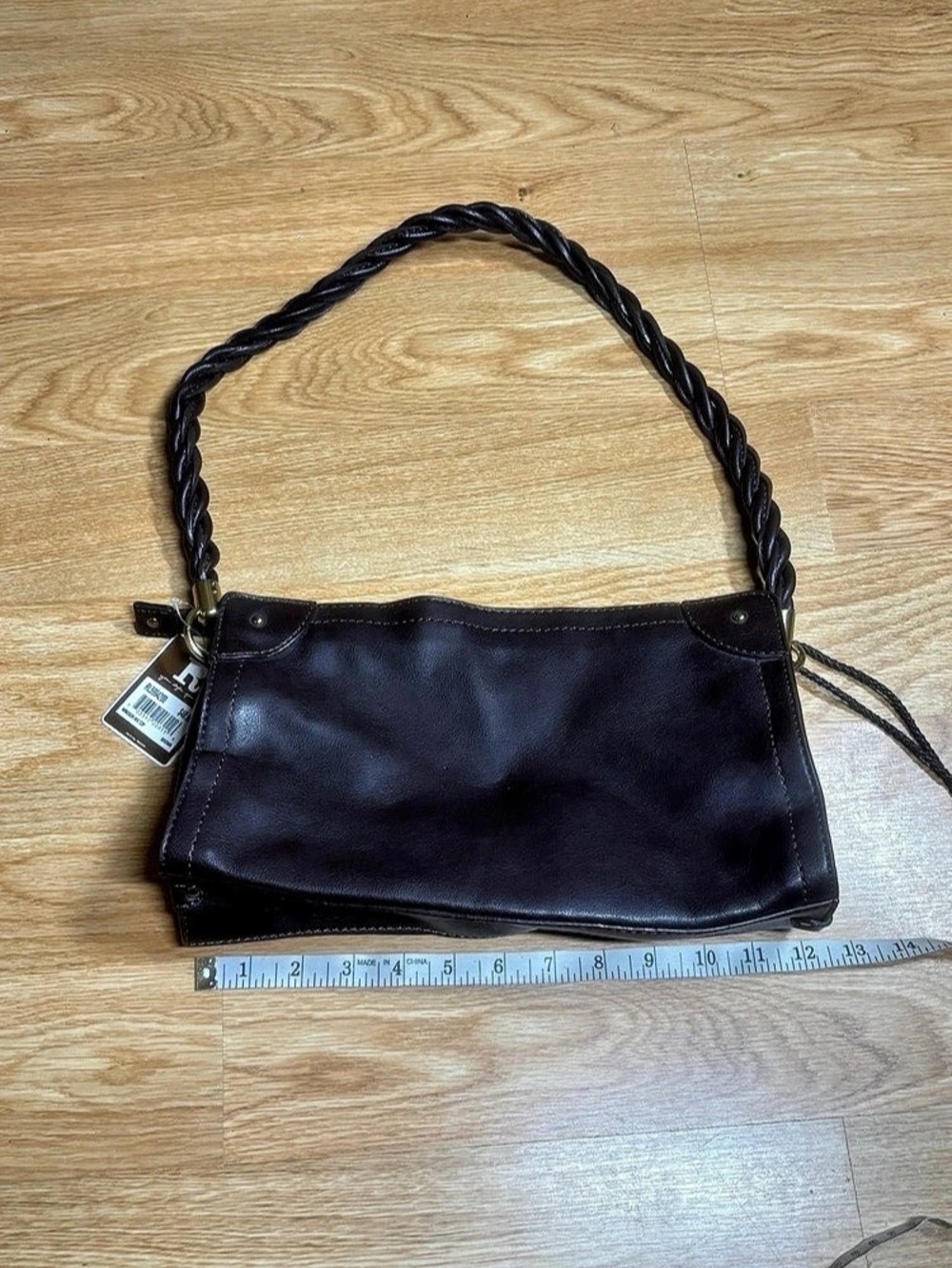 NWT Vintage Y2K Relic Brown Faux Leather Shoulder Bag